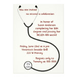 Medical or Nursing Degree Graduation Invitation invitations