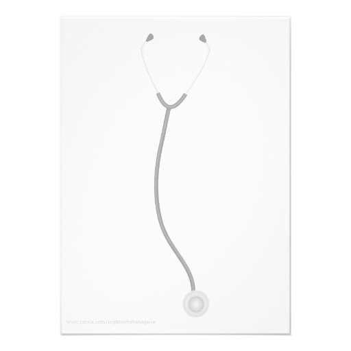 Medical or Nursing Degree Graduation Invitation