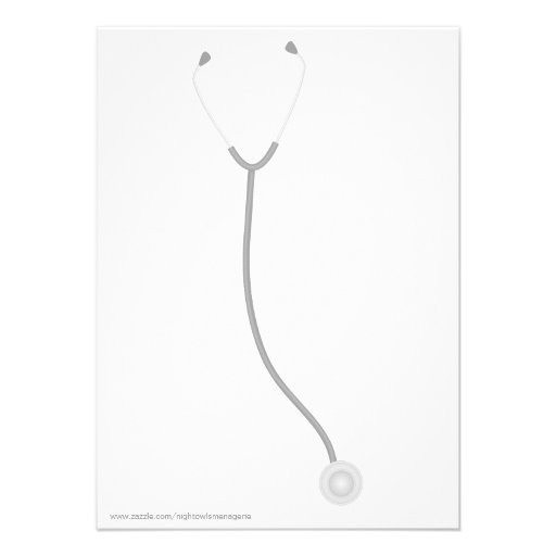 Medical or Nursing Graduation Party Invitation