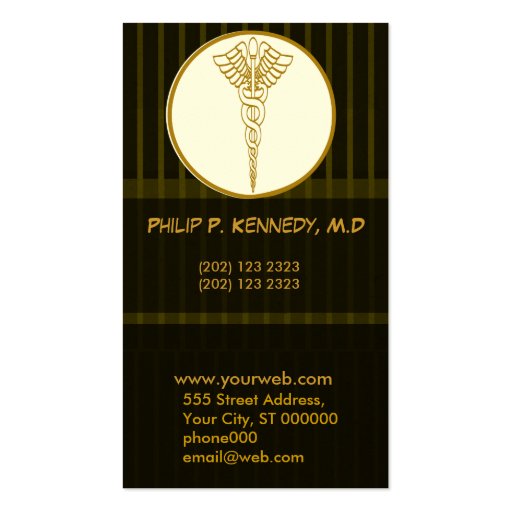 Medical Practice With Appoitment Business Cards (front side)