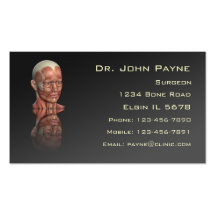 Medical Profile Card Business Card Template