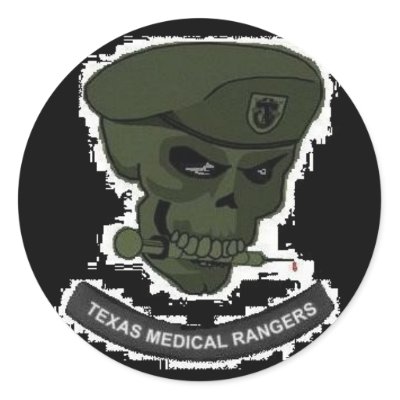 Medical rangers with skull