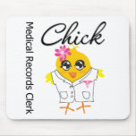 Medical Records Clerk Chick Mousepads