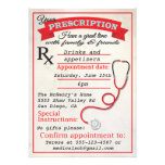 Medical School Graduation Prescription Invitation