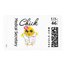 Medical Secretary Chick Postage Stamp