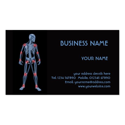 Medical Skeleton Business Card