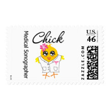 Medical Sonographer Chick Postage Stamps