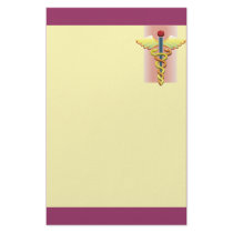 Medical Stationery with Cadduceus by stationery_ Medical Stationery with Cadduceus