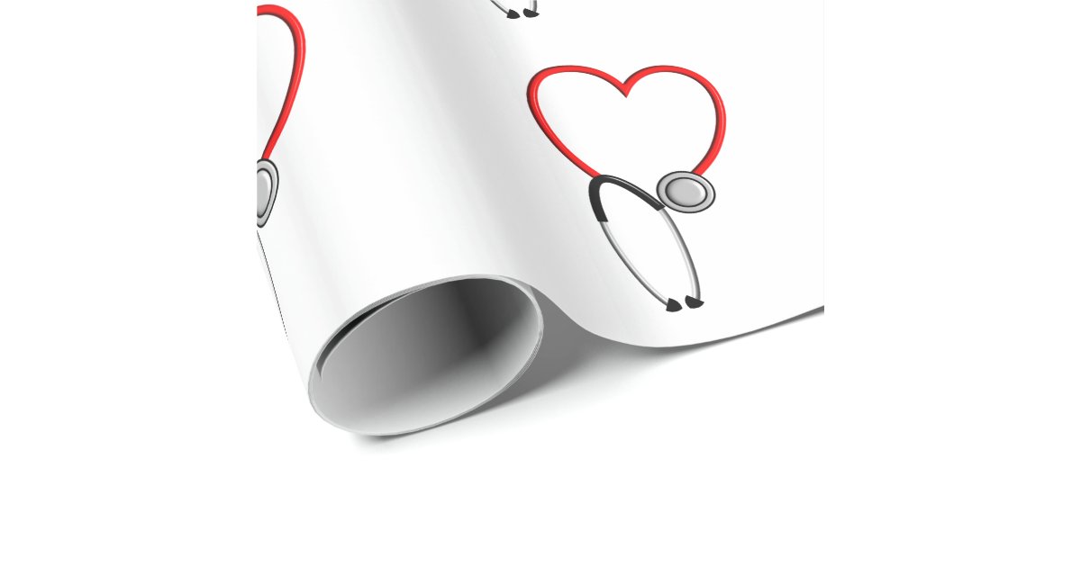 Medical Stethoscope Gift Wrap Zazzle