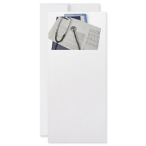 medical stethoscope on cardiogram EKG readings Personalized Rack Card