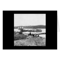 Medical Supply Boat on the Appomattox River 1864 cards by lc_civilwar Medical Supply Boat on the Appomattox River 1864 cards