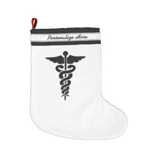Medical Symbol Christmas Stocking Personalized