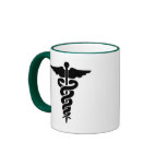 Medical Symbol Caduceus Coffee Mugs