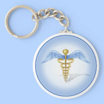 Medical Symbol - Caduceus keychains