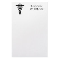 Medical Symbol Caduceus stationery