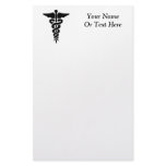 Medical Symbol Caduceus Stationery
