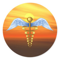 Medical Symbol Caduceus stickers by Lidusik Medical Symbol Caduceus stickers