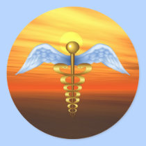 Medical Symbol Caduceus stickers
