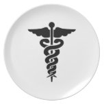 Medical Symbol Dinner Plate