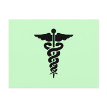 Medical Symbol Post Card