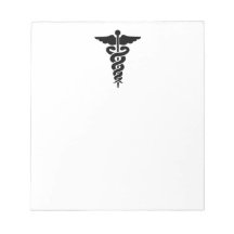 Medical Symbol Scratch Pads
