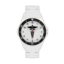 Medical Symbol Wrist Watch at Zazzle