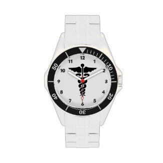 Medical Symbol Wrist Watch Personalized