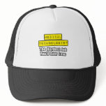 Medical Technologist...Hardest Job hats