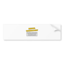 Medical Technologist .. You're Impressed Bumper Sticker