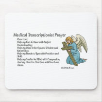 Medical Transcription Prayer mousepads