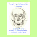 Medical Triad with Skull print