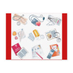 MEDICAL vector icons Postcards