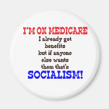 Medicare Hypocrite Fridge Magnet