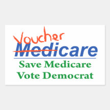 MediCare will become VoucherCare Rectangular Sticker