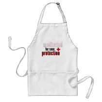 Medicated for your protection apron by scarletquill Medicated for your protection apron