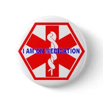 MEDICATION ID TAG buttons by Sofia_Youshi MEDICATION ID TAG buttons
