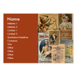 Medicinal Collage Chubby Business Card Template