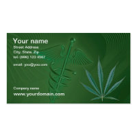 Medicinal Marijuana Business Card