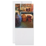 Medicine Bottles and Baskets Rack Card Template