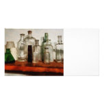 Medicine Bottles Tall and Short Photo Greeting Card