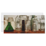 Medicine Bottles Tall and Short Rack Card Design