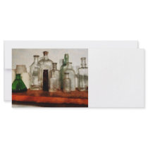 Medicine Bottles Tall and Short Rack Card