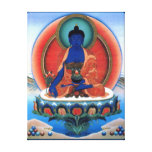 Medicine Buddha Wrapped Canvas Stretched Canvas Print