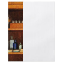 Medicine Cabinet with Asthma Medication Flyer Design