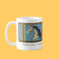 Medicine Horse Beadwork Mug mugs