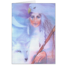medicine woman greeting card