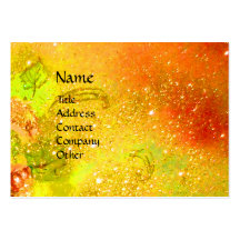 MEDIEVAL ALLEY BY NIGHT IN FLORENCE BUSINESS CARD
