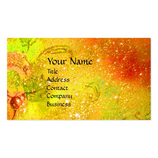 MEDIEVAL ALLEY BY NIGHT IN FLORENCE BUSINESS CARD TEMPLATE (front side)