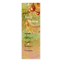 MEDIEVAL ALLEY BY NIGHT IN FLORENCE BUSINESS CARDS