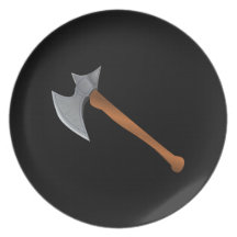 Medieval Battleaxe Dinner Plate